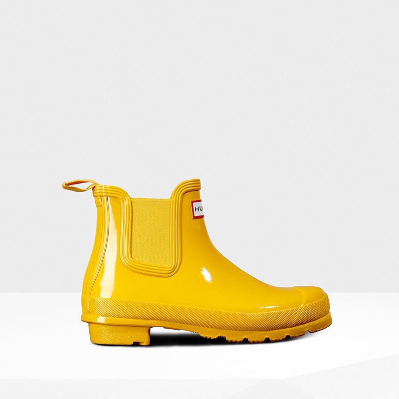 Hunter Original Gloss Chelsea Boots (Z098J) Ireland